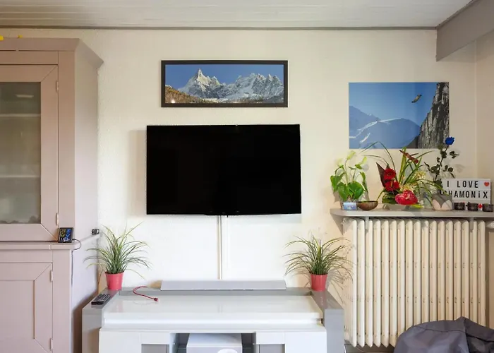 Centre, 51m2, Vue Mt Blanc, 2 A 6 Pers, 2 Balcons Apartament