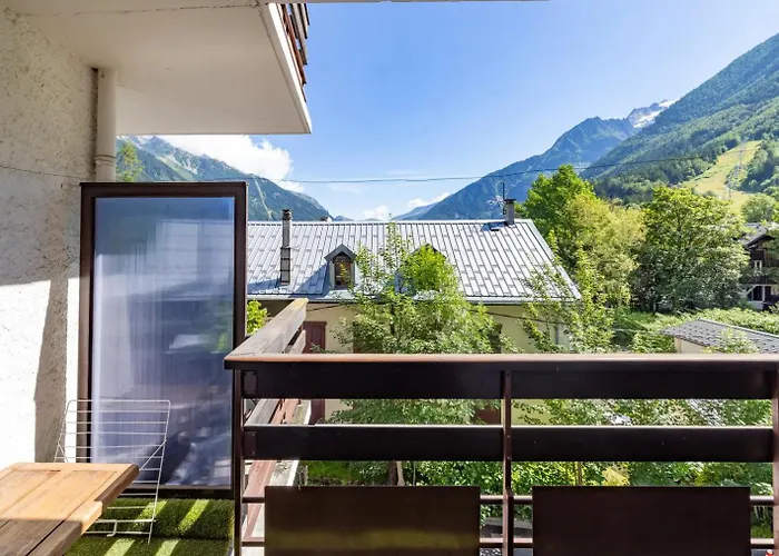 Centre, 51m2, Vue Mt Blanc, 2 A 6 Pers, 2 Balcons Apartament Chamonix