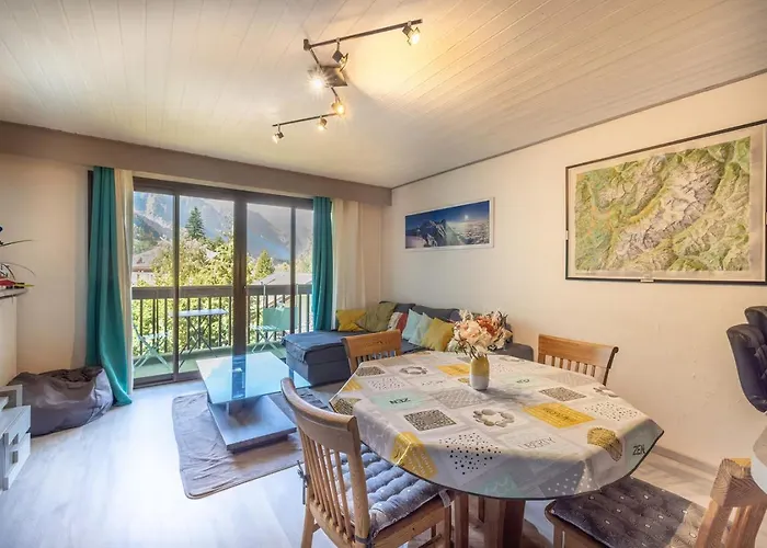 Centre, 51m2, Vue Mt Blanc, 2 A 6 Pers, 2 Balcons Διαμέρισμα *