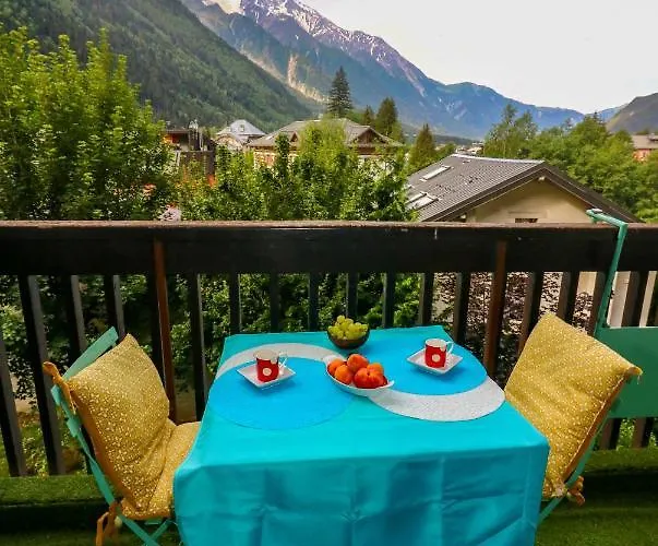 Centre, 51m2, Vue Mt Blanc, 2 A 6 Pers, 2 Balcons 公寓 *