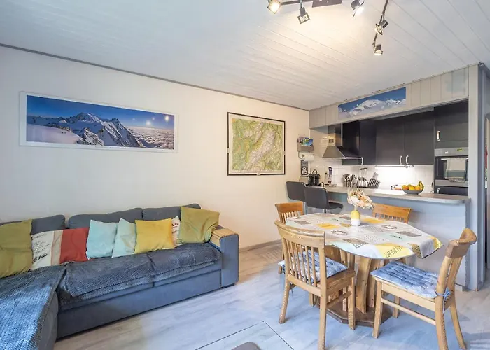 公寓 Centre, 51m2, Vue Mt Blanc, 2 A 6 Pers, 2 Balcons